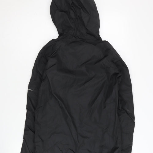 Regatta Boys Black Jacket 11-12 Years, Hooded & Lined