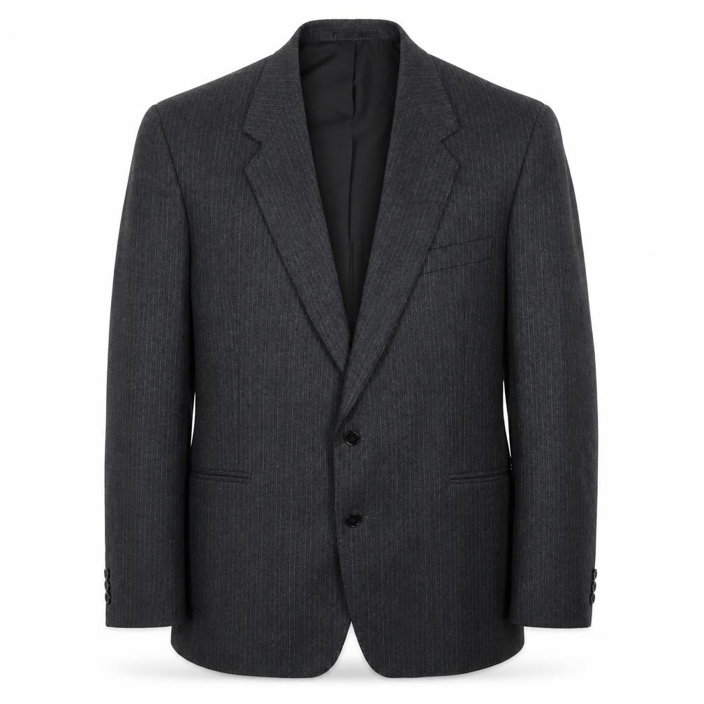 Sovrano Men's Grey Wool Blazer, 46, Classic Style
