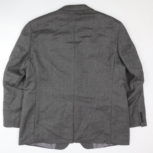 Marks & Spencer Men's Grey Blazer 46R Classic Formal