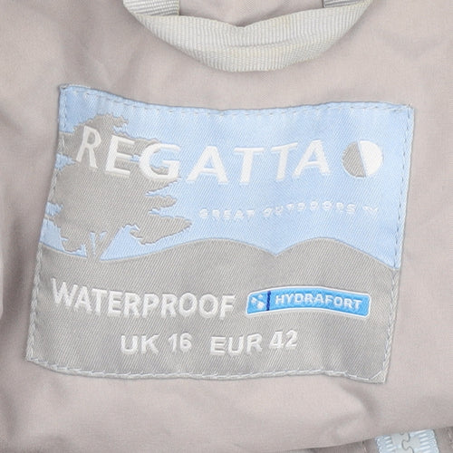 Regatta Women's Blue Waterproof Rain Coat Size 16