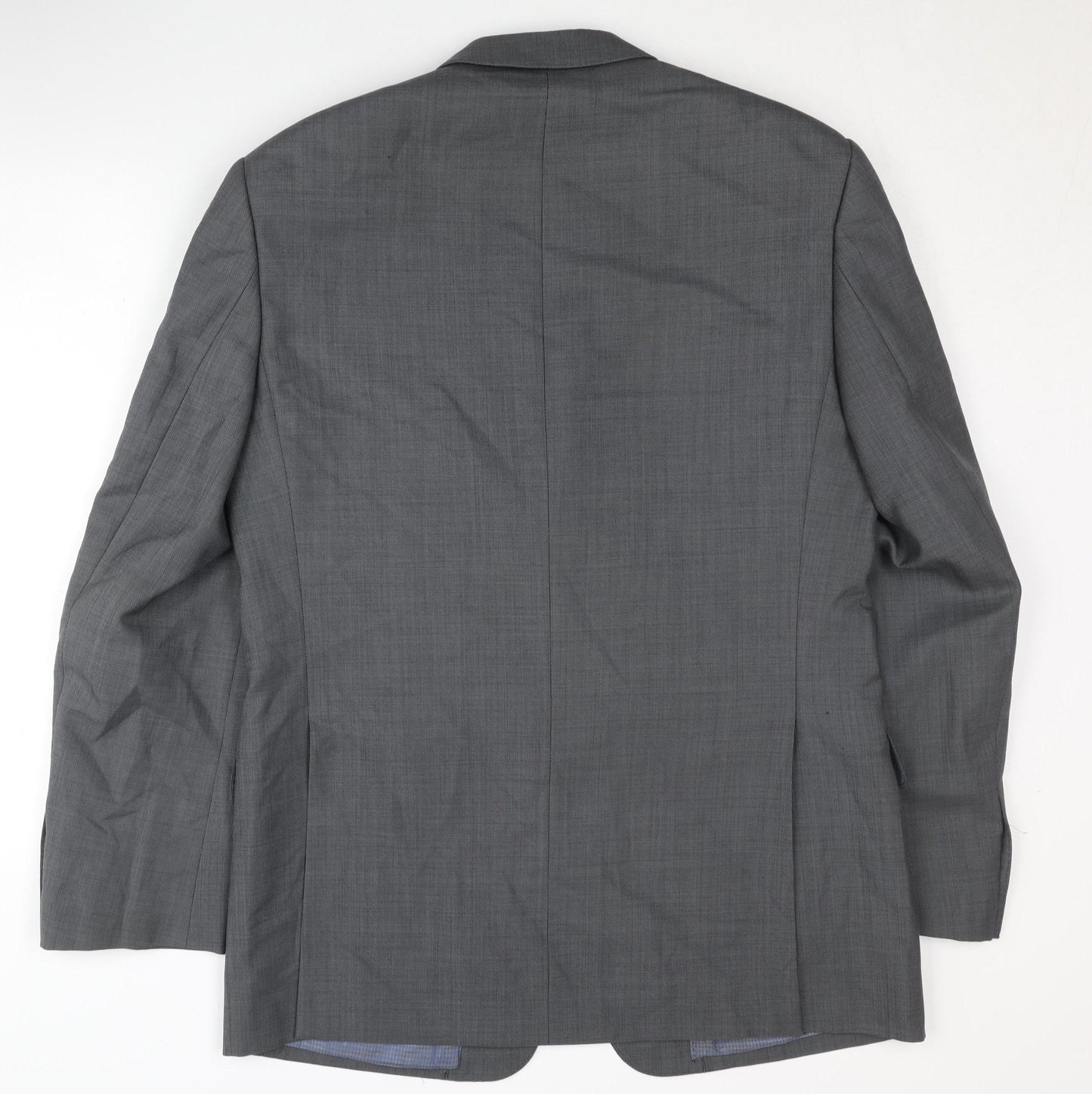 Marks and Spencer Men's Grey Blazer, 40R Single-Breasted