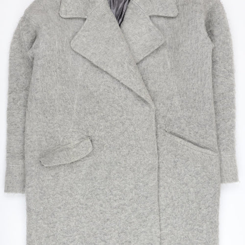 Warehouse Grey Long Women's Coat Size 6