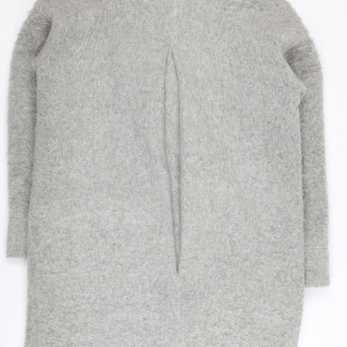 Warehouse Grey Long Women's Coat Size 6