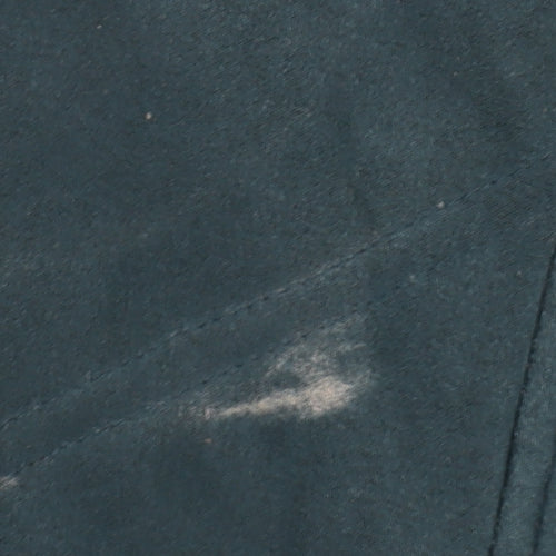 Klass Blue Suede Women's L Coat with Zipped Pockets