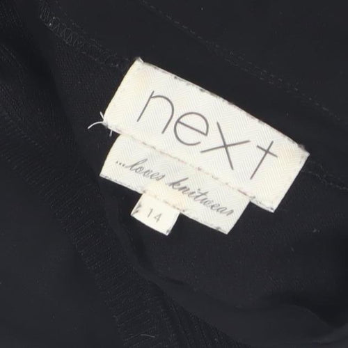 Next Women's Black Long Sleeve Jumper Size 14