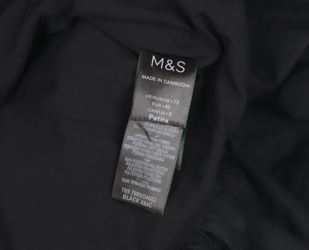 Marks and Spencer Women's Black Sleeveless Dress