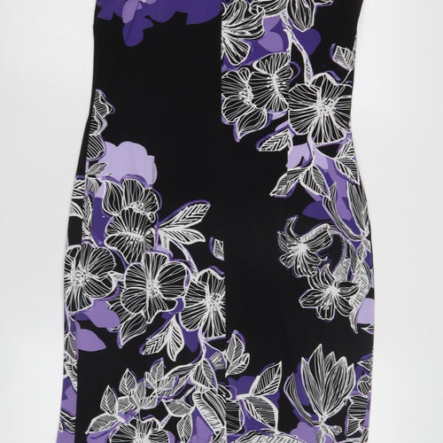 Frank Lyman Women's Multicoloured Floral Sheath Dress Size 10