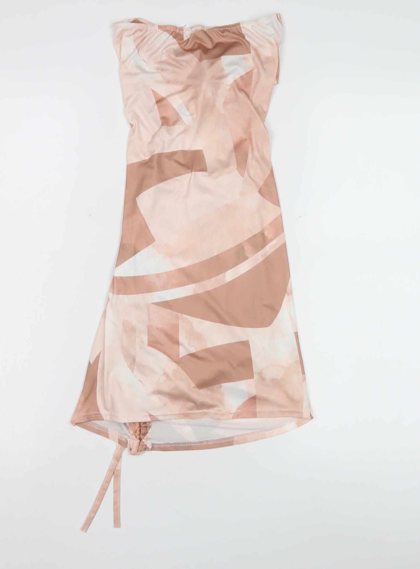 PrettyLittleThing Women’s Multicoloured Strapless Dress