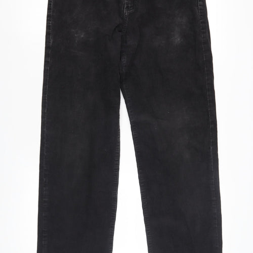 Next Men's Black Relaxed Fit Trousers 32L