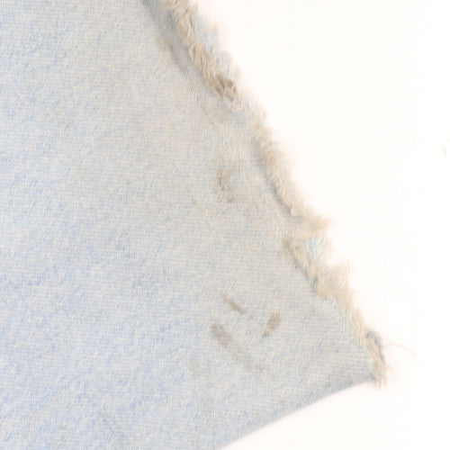 Stradivarius Women's Blue Distressed Straight Jeans Size 6