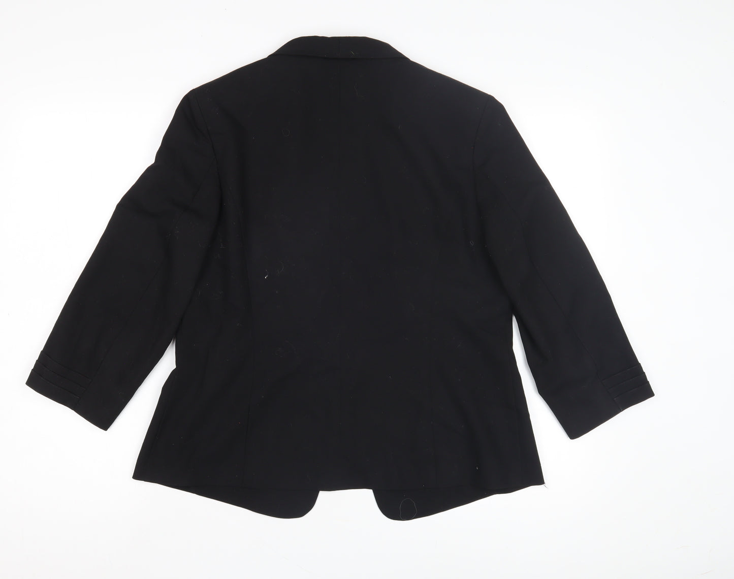 Black M&S Women Blazer Size 14, Regular Fit