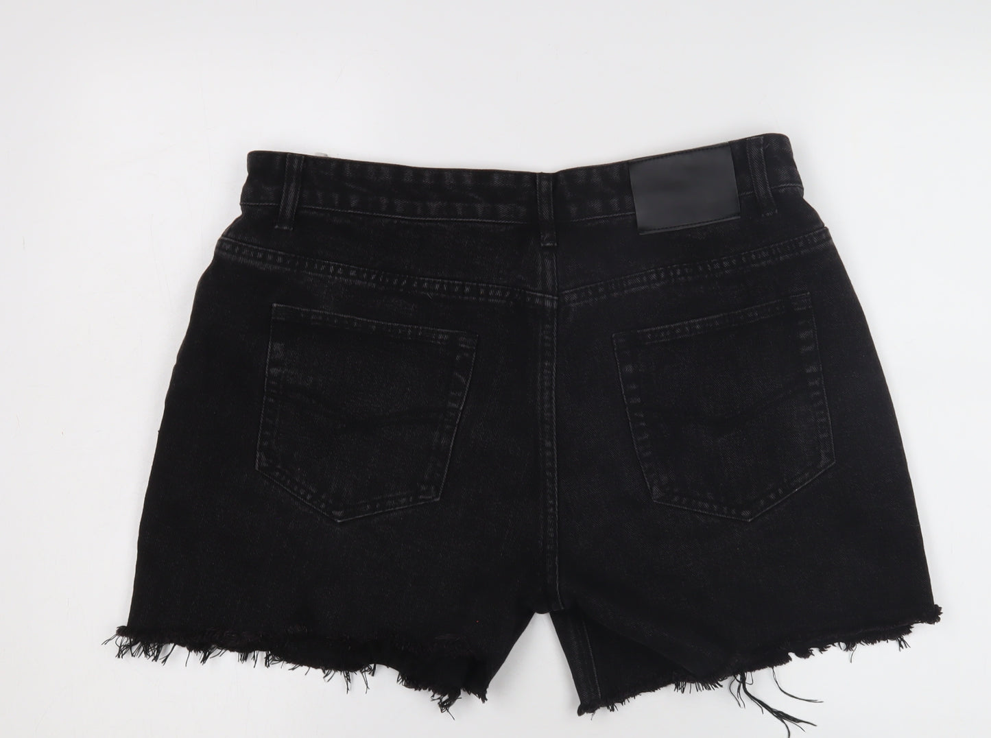 Spindle Women's Black Cut-Off Denim Shorts Size 8