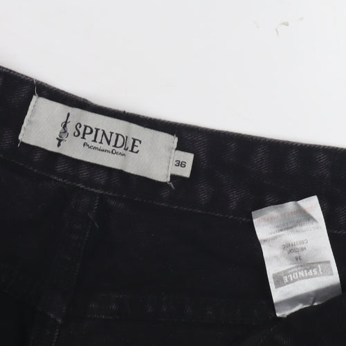 Spindle Women's Black Cut-Off Denim Shorts Size 8