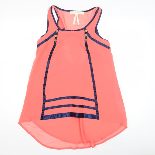Little Mistress Women's Pink Tank Top Size 10