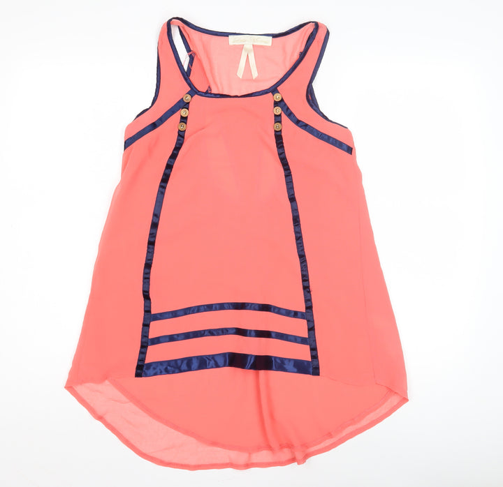Little Mistress Women's Pink Tank Top Size 10