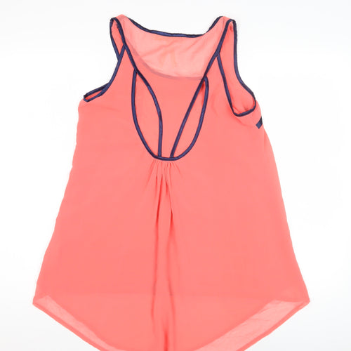Little Mistress Women's Pink Tank Top Size 10