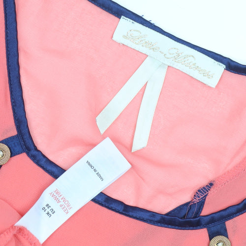 Little Mistress Women's Pink Tank Top Size 10