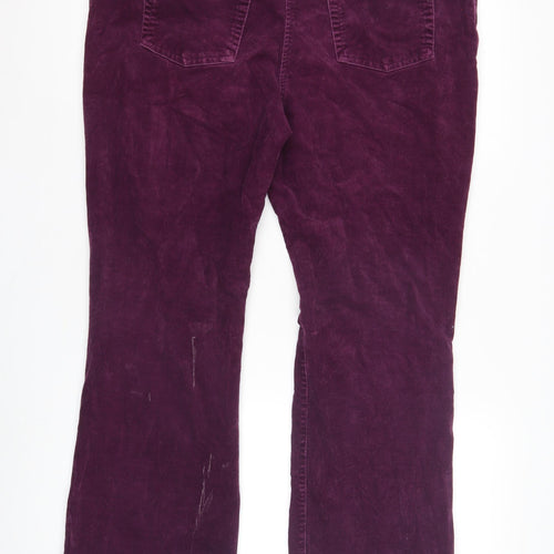 Boden Purple Corduroy Women's Trousers, Size UK 11