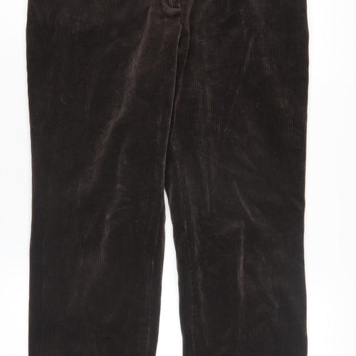 Finnkarelia Women's Black Corduroy Trousers Size 10
