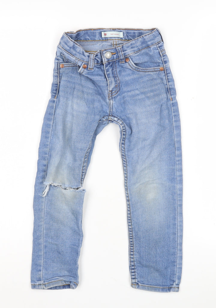 Levi's Boys Blue Skinny Jeans Size 10 Years Casual Style