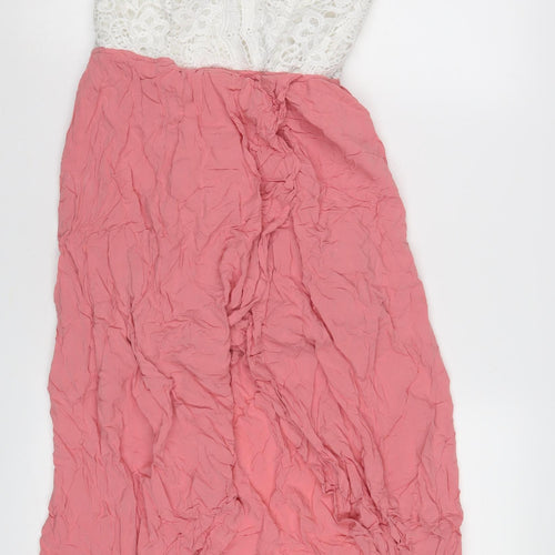 Review Women's Multicoloured Lace Dress XS