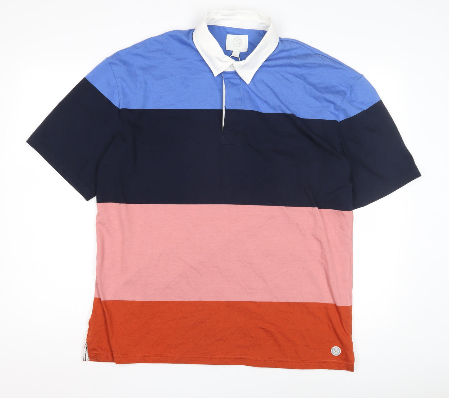 Marks and Spencer Men’s Multicoloured Polo M