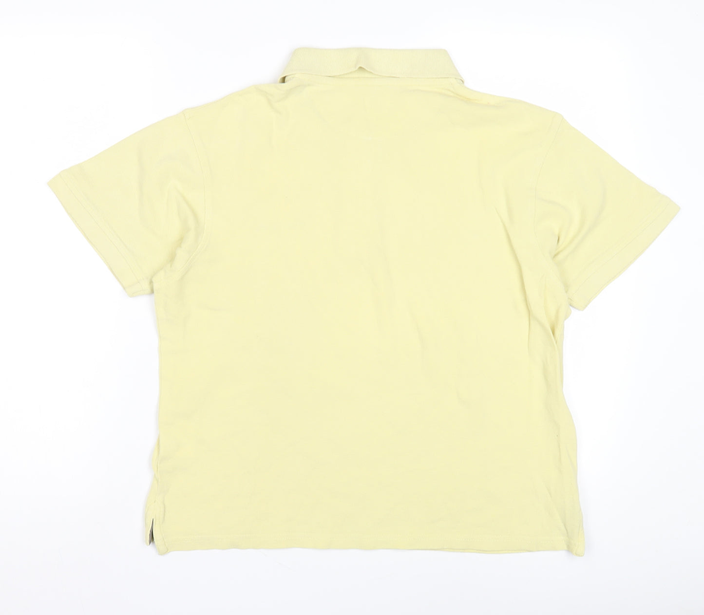 Pierre Cardin Yellow Polo Shirt Size S Unisex Adults
