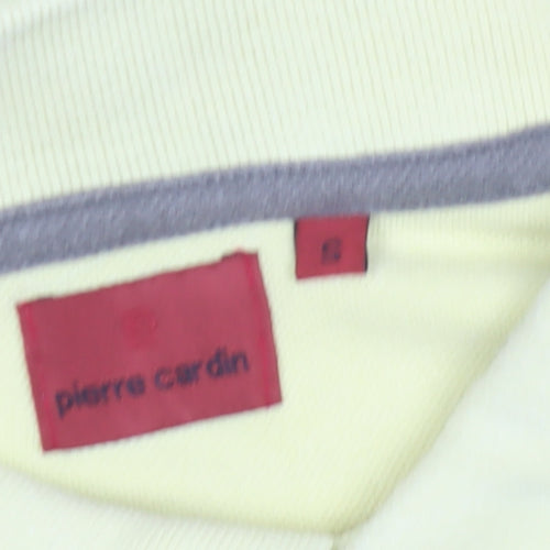 Pierre Cardin Yellow Polo Shirt Size S Unisex Adults