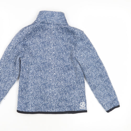 Dare2B Boys Flecked Blue Jacket, Size 5-6 Years, Zip Closure