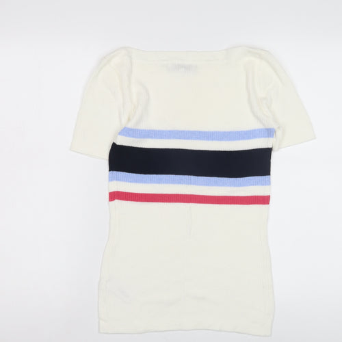 Next Women's Multicoloured Striped Jersey T-Shirt