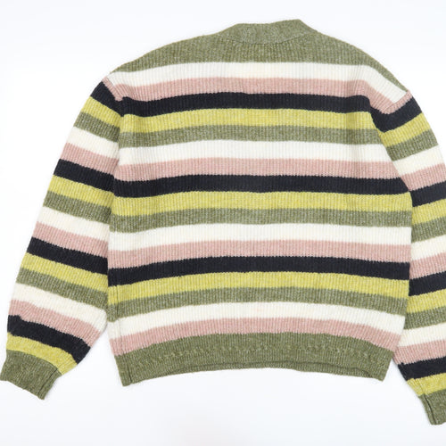 Next Women's Multicoloured Striped Cardigan S