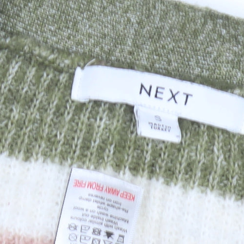 Next Women's Multicoloured Striped Cardigan S