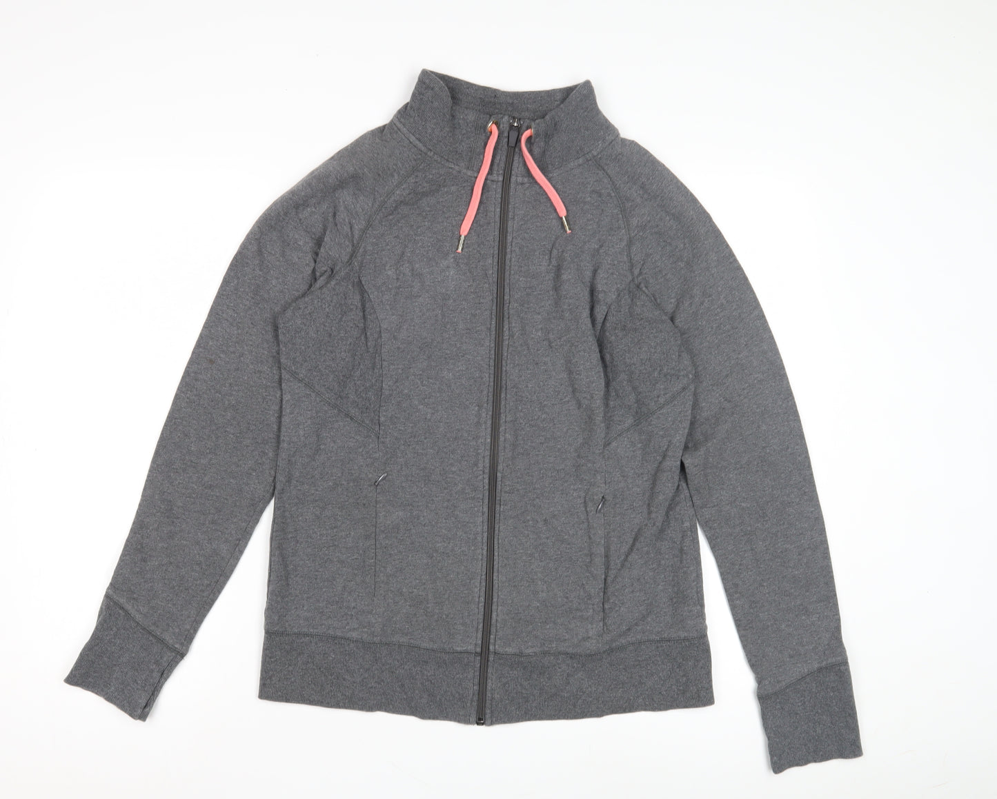 Nine Savannah Miller Women's Grey Zip Jacket L Casual Fit