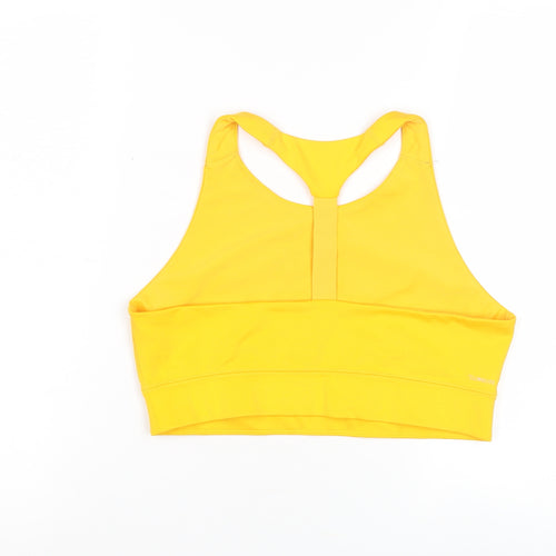 Adidas Women's Yellow Tank Top M Athletic Fit