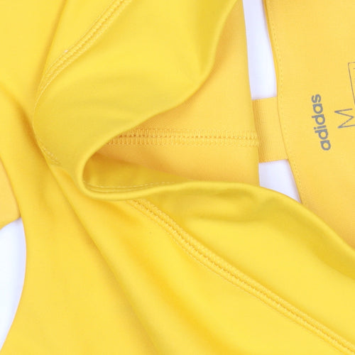Adidas Women's Yellow Tank Top M Athletic Fit