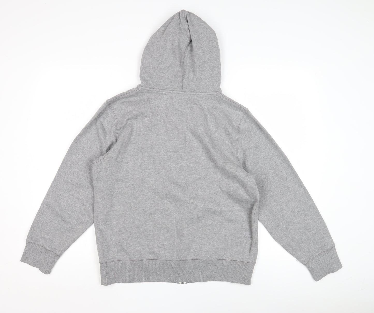 Converse Boys Grey XL Full Zip Hoodie with Logo
