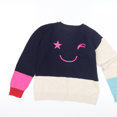 Gap Kids Multicoloured Fun Pullover Jumper for Girls M