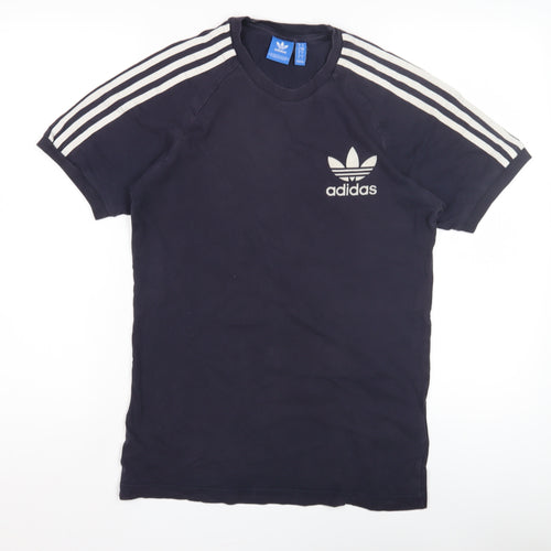 Adidas Men's Black S Logo T-Shirt, Short Sleeve