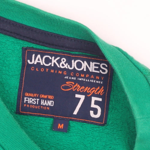 Jack & Jones Men's Green Pullover Sweatshirt M