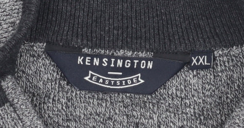 Kensington Eastside Men's Grey 2XL 1/4 Zip Sweatshirt