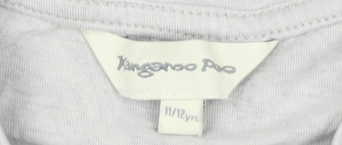 Kangaroo Poo Boys Grey Graphic T-Shirt 11-12 Years