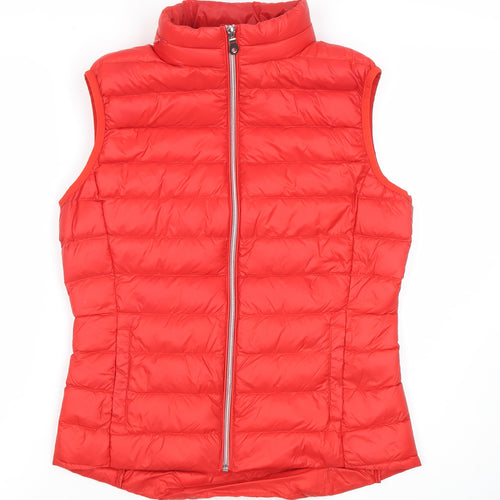 Marks and Spencer Women's Red Padded Waistcoat Size 8