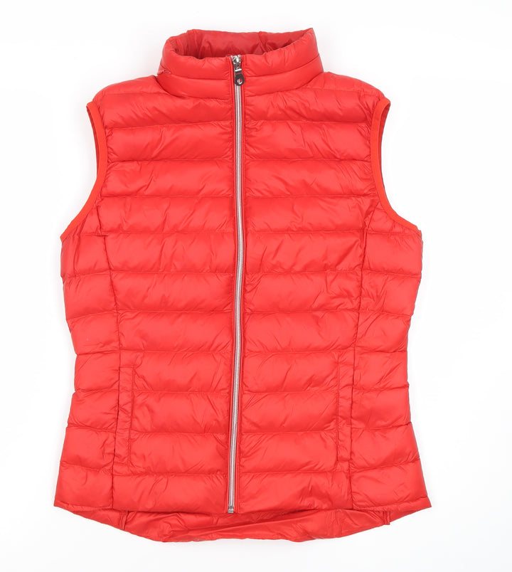 Marks and Spencer Women's Red Padded Waistcoat Size 8