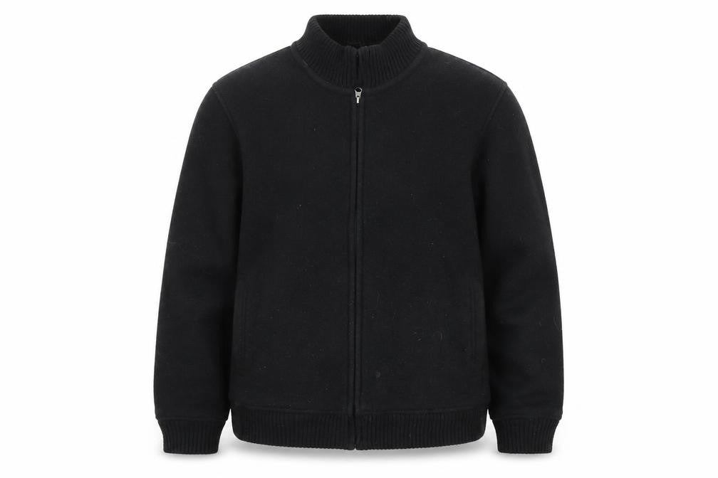 Front view of Dunnes Men's Black Basic Jacket L