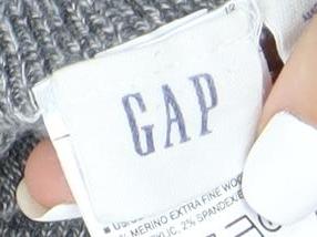 GAP Women's Grey Jogger Trousers, Size M, Elastic Waist