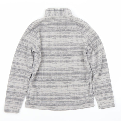 Quechua Boys Grey 12Y Full Zip Fleece Hoodie