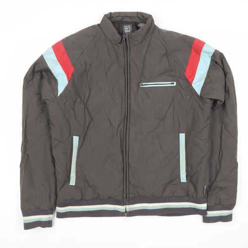 2YOU Men's Black Windbreaker Jacket, Size: