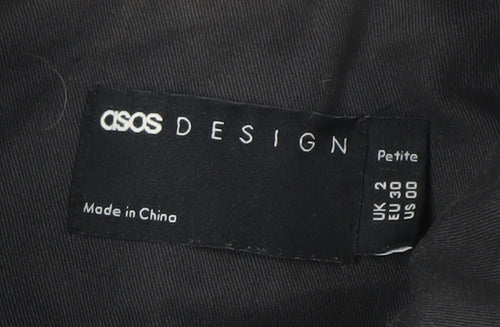 ASOS DESIGN Women's Black Petite Jacket Size 2