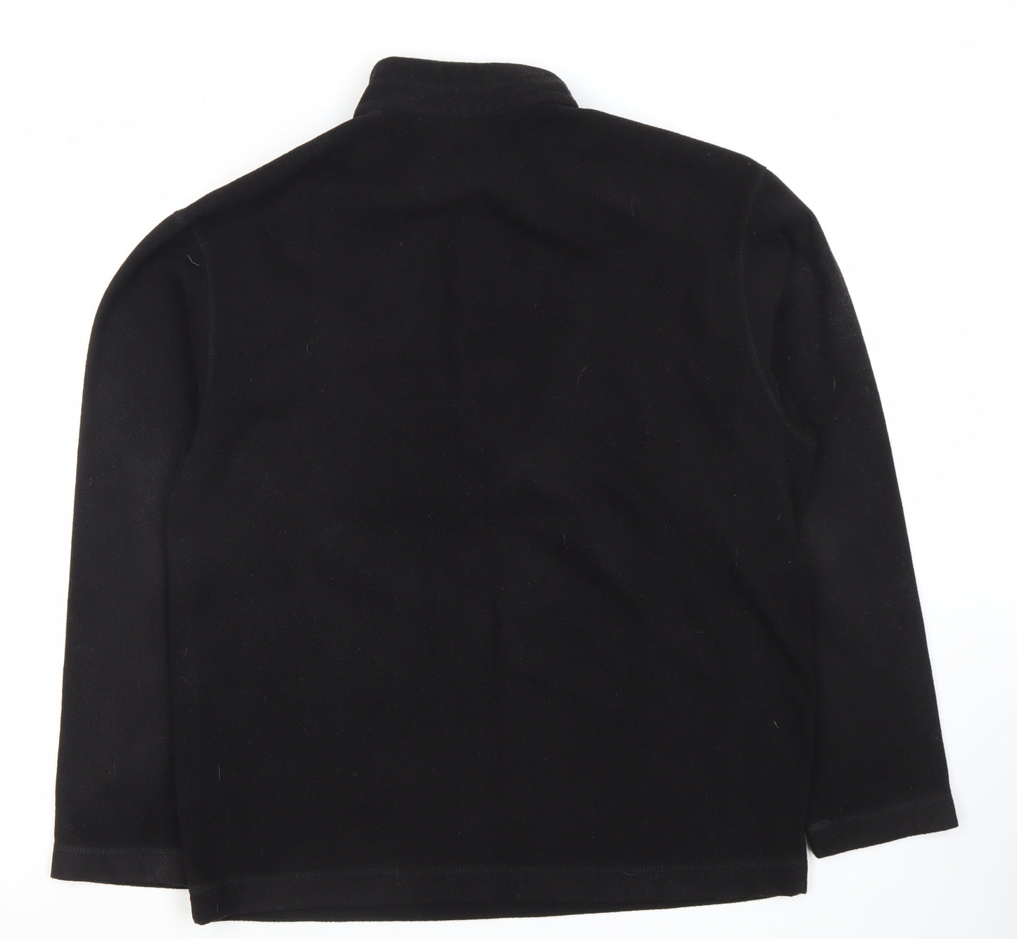 Marks and Spencer Men's Black Medium Fleece Sweatshirt
