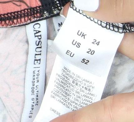 Capsule Women's Multicoloured Floral Dress Size 24